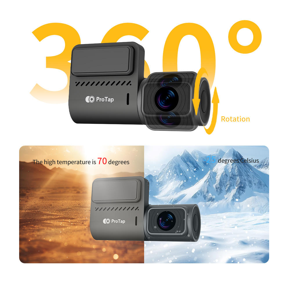 Protap M1 Dash Cam 1440P Car Camera