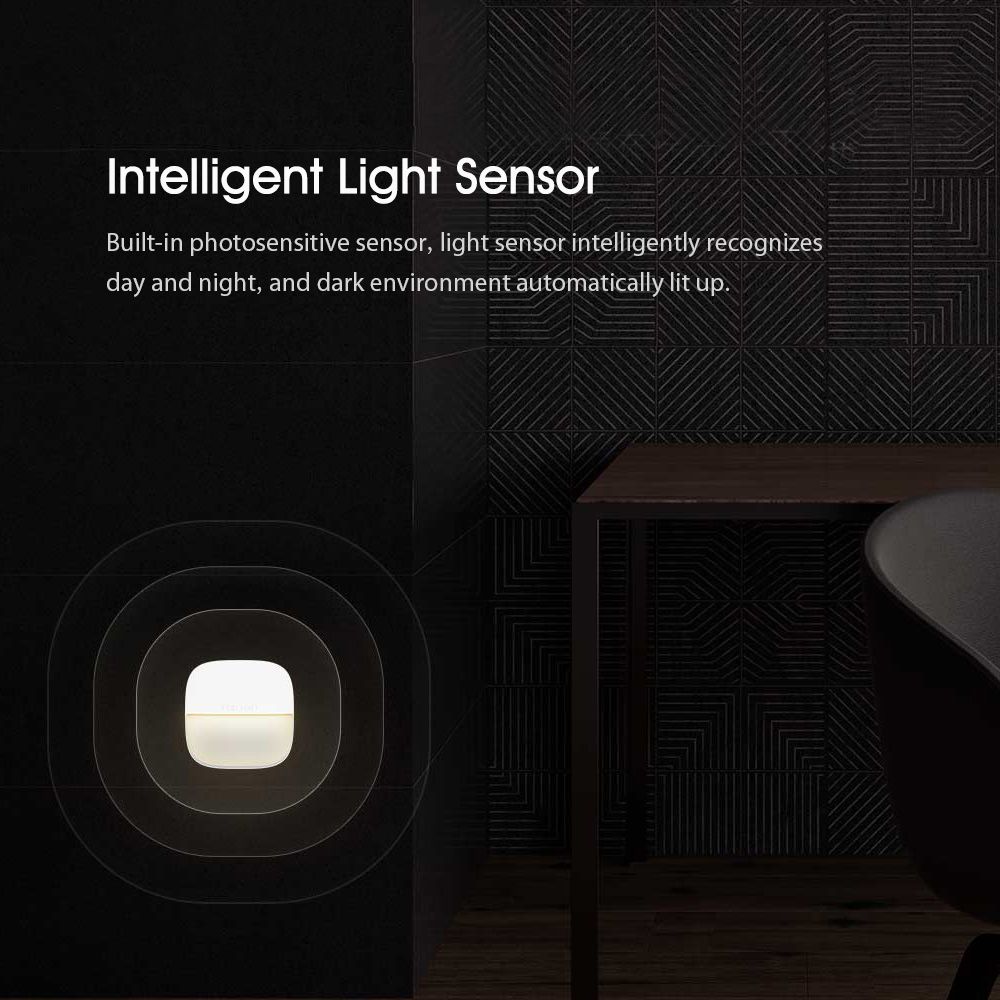 Xiaomi Yeelight Night Light LED Wall Plug-in Lamp Controlled Infrared Motion Sensor