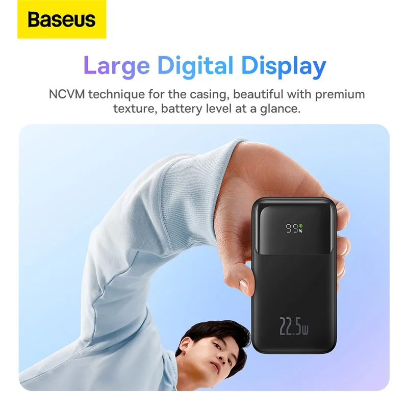 Baseus Comet Series 22.5W 20000mAh Power Bank With Cable