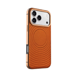 Levelo Spirale PU Leather Hybrid Case for iPhone 17 Pro/Pro Max