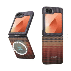 Pitaka MagEZ Case 5 Tactile Woven Case for Galaxy Z Flip6 -Sunset 1500D