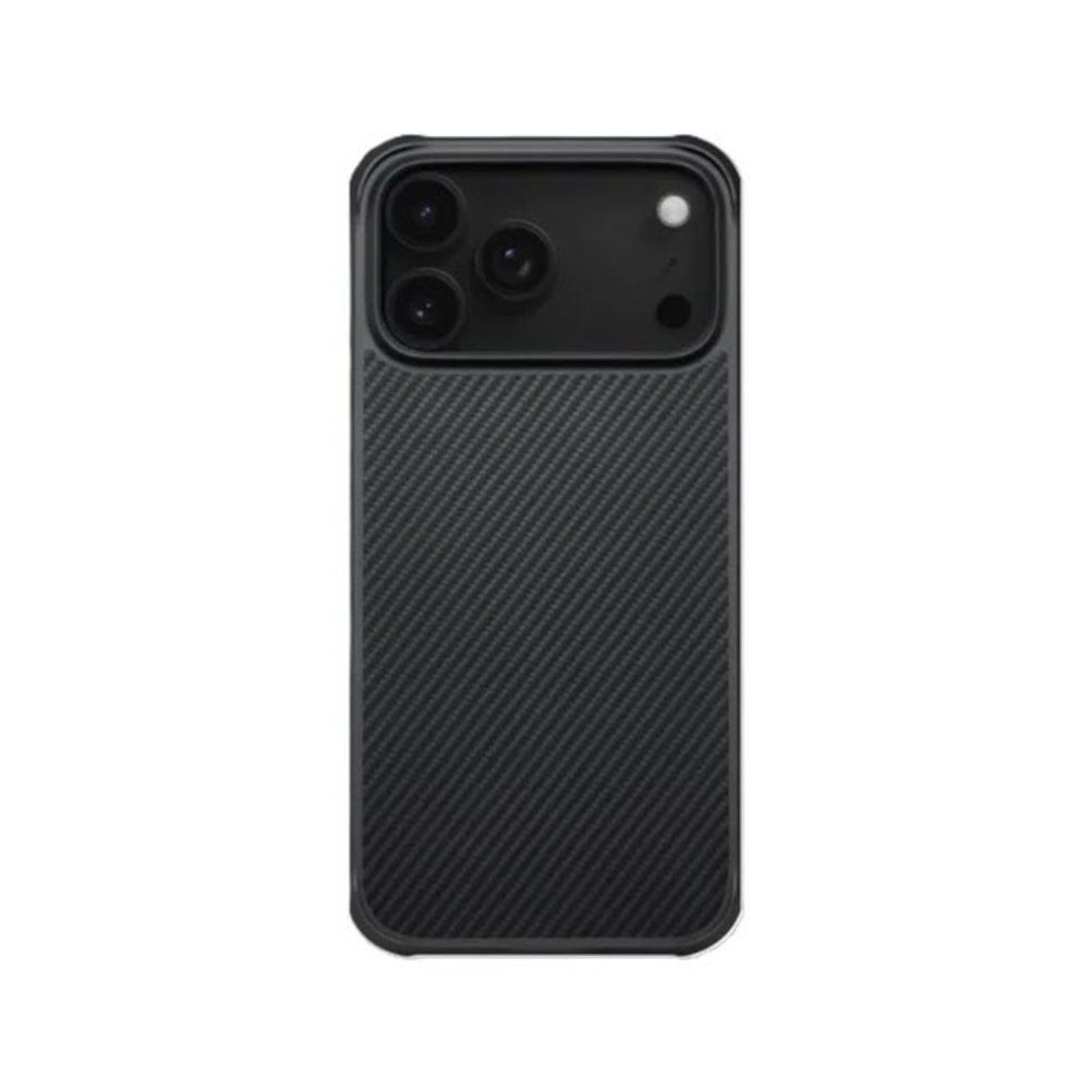 Pitaka StarPeak Aramid ProGuard Case BlackGrey for iPhone 17 Pro 17 Pro Max (1) Pitaka StarPeak Aramid ProGuard Case Black/Grey for iPhone 17 Pro | 17 Pro Max