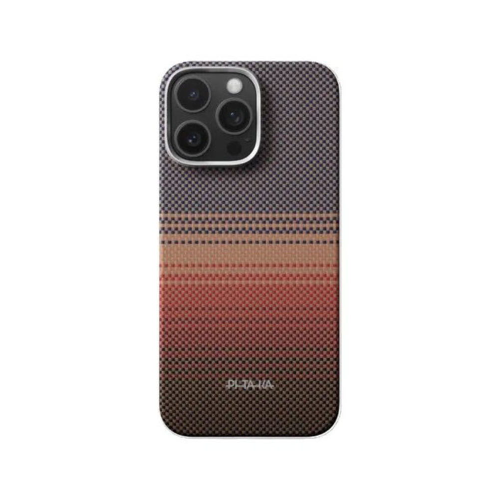 Pitaka Ultra-Slim Case Sunset (PitaTap™) iPhone 16 Pro 16 Pro Max (2) Pitaka Ultra-Slim Case Sunset (PitaTap™) iPhone 16 Pro | 16 Pro Max