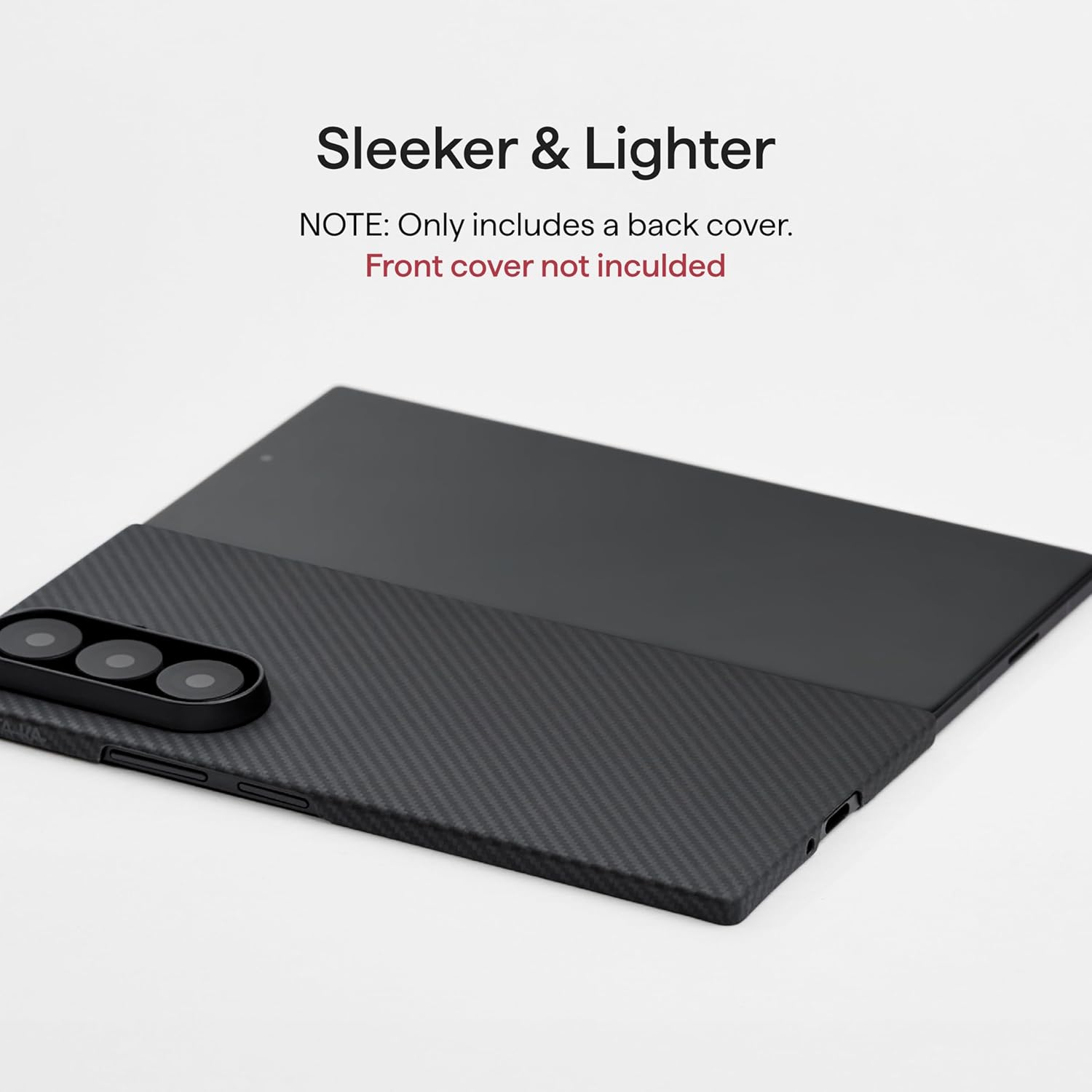 Pitaka Ultra-Slim Case for Samsung Galaxy Z Fold7 Black/Grey