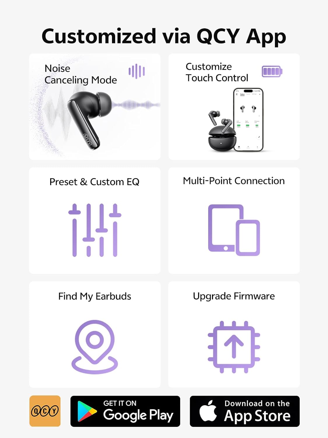 QCY MeloBuds N70 ANC LDAC Earbuds