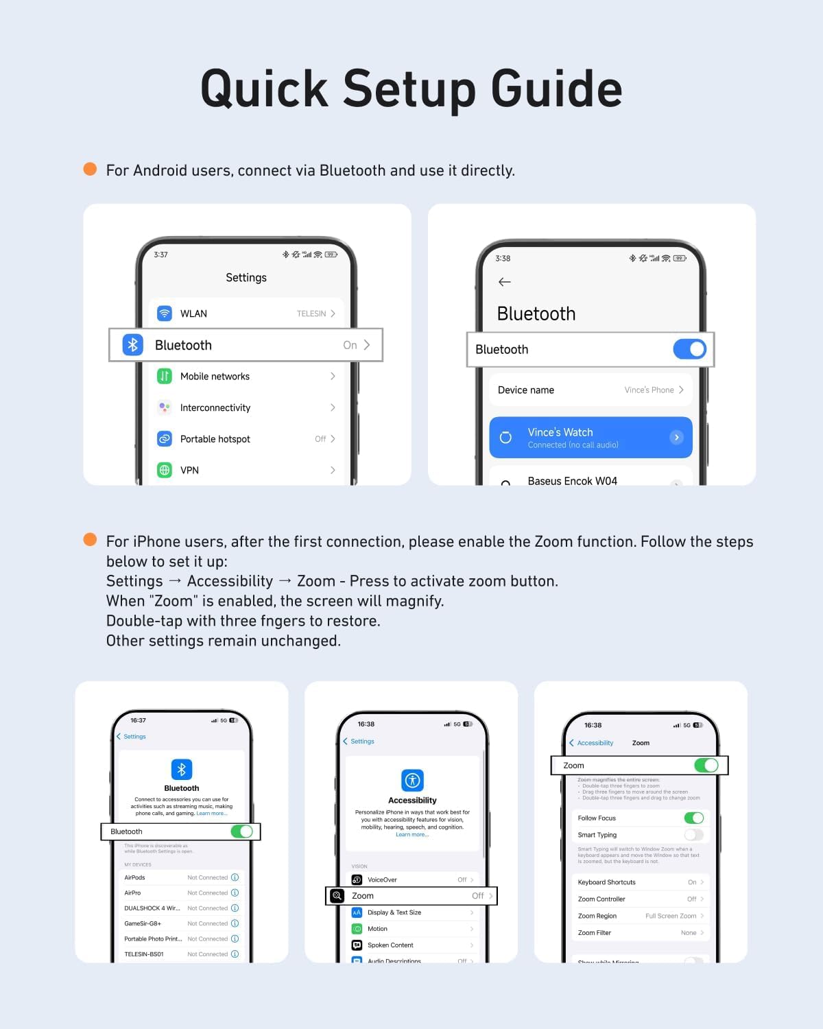 TELESIN Fun Shot Magnetic Grip 2 DSLR Style Shutter Grip for iPhone & Android