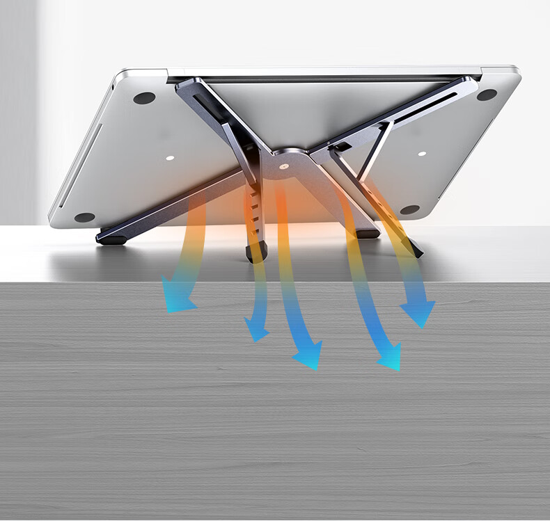 UGREEN Bracket Cooling Rack Suspended Vertical Bracket Portable Folding Elevated Rack Aluminum Alloy