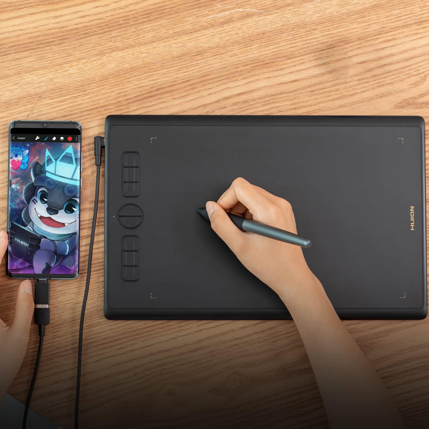 Huion Inspiroy H610X Graphics Tablet