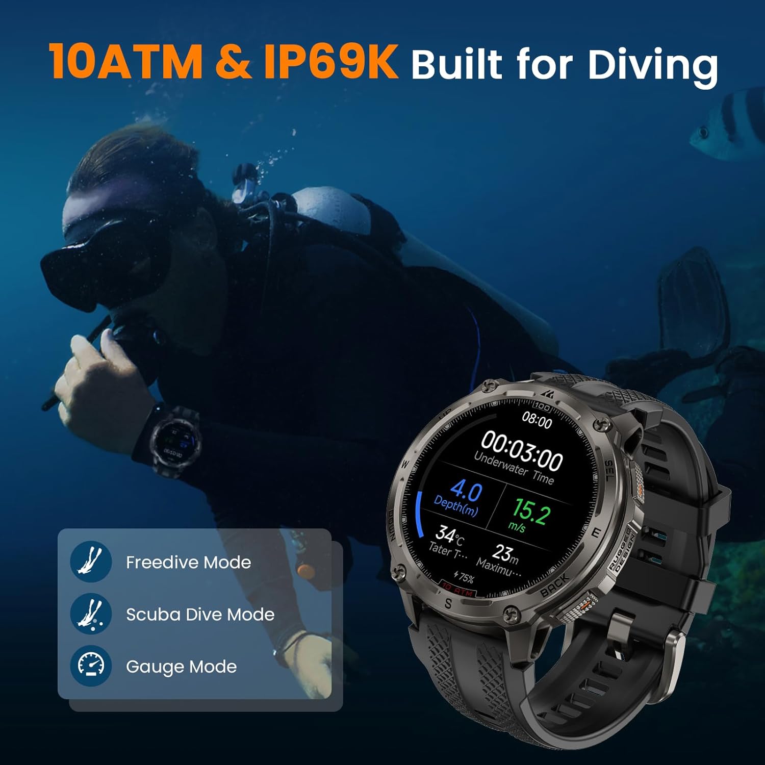 KOSPET TANK T4 Smartwatch