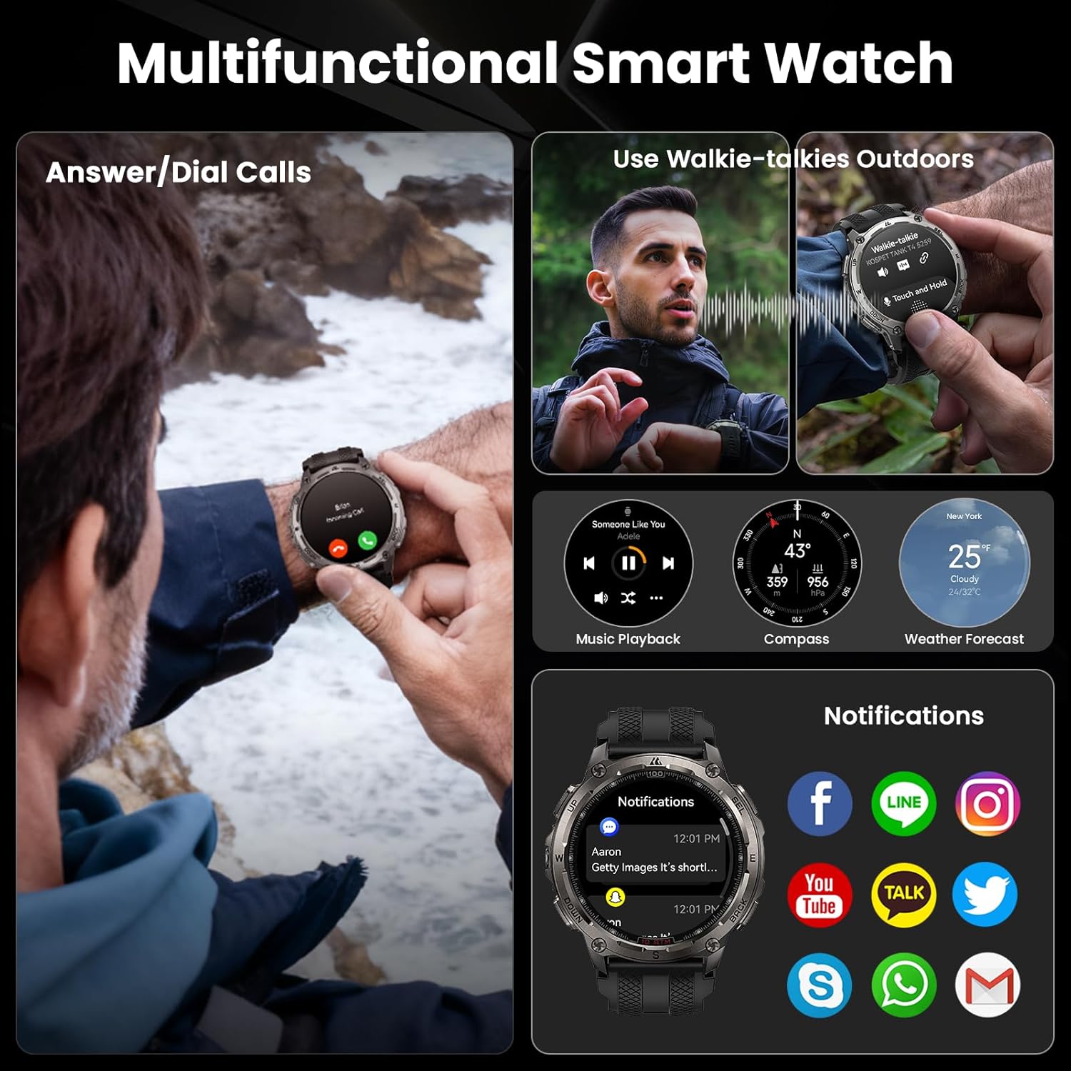 KOSPET TANK T4 Smartwatch