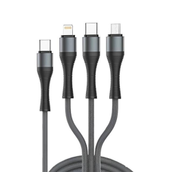 LDNIO LC94C 100W 3in1 Type-C to Lightning/Type-C/Micro USB Fast Charging Cable 1.2M