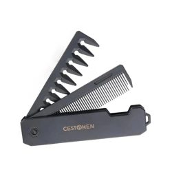 2 in 1 Pocket Folding Comb Professional Barber Styling Tool