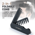 2 in 1 pocket folding comb barber