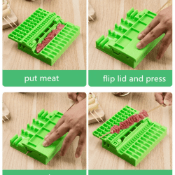 Kebab maker tool for outdoor BBQ