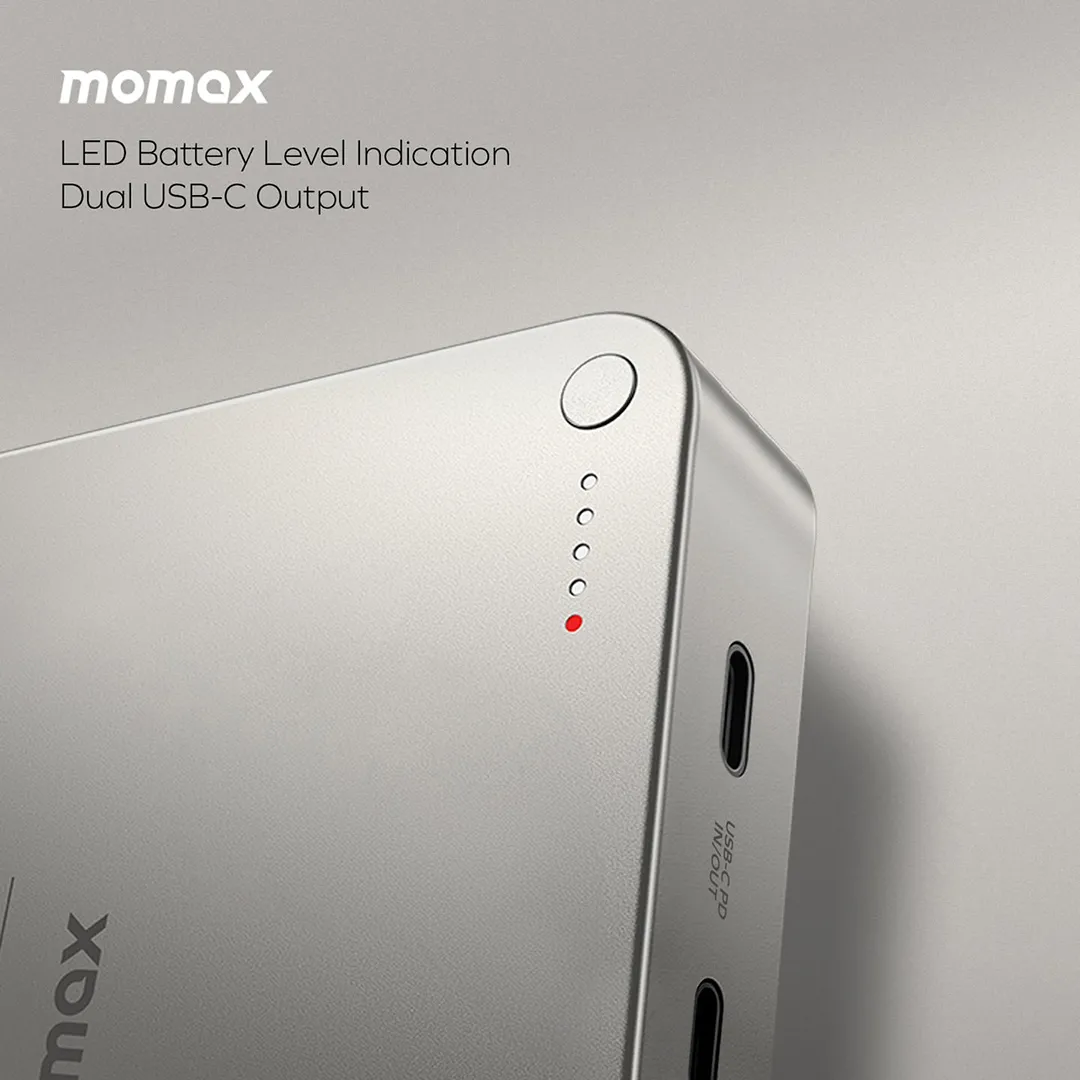 Momax Q.Mag X2 Gen 2 20000mAh Magnetic Wireless 15W Power Bank