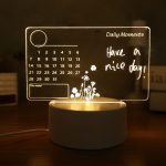 Note Board Creative LED Night Light – USB Message Board with Pen