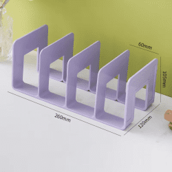 Plastic desktop book holder multi color