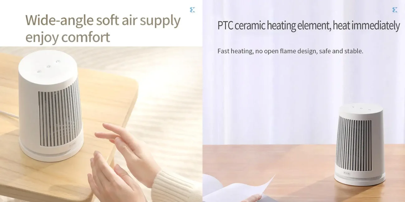 Xiaomi Mijia PTC Heating Desktop Electric Heater 600W