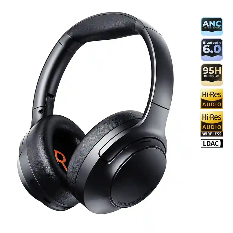 soundpeats-cove-pro-over-ear-headphones (1) SoundPEATS Wireless Over-Ear Bluetooth Headphones CovePro with Bluetooth 6.0 connectivity