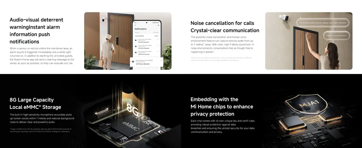 Xiaomi BW500 Outdoor Security Camera IP67 waterproof home monitoring