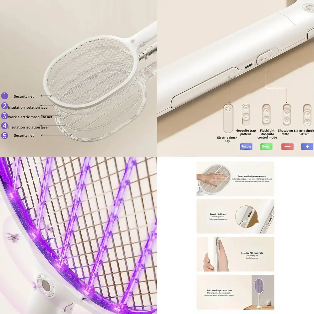 Xiaomi Qualitell Telescope Electric Mosquito Swatter L1 with extendable handle for ceiling use