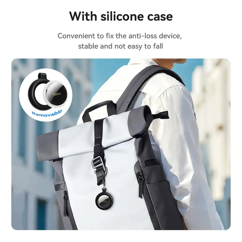 Hoco Apple Find My Device Tracker E100 secure item locator for iPhone users