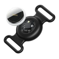 Hoco E91C smart pet collar GPS tracker attached to cat collar for real time location tracking in Bangladesh