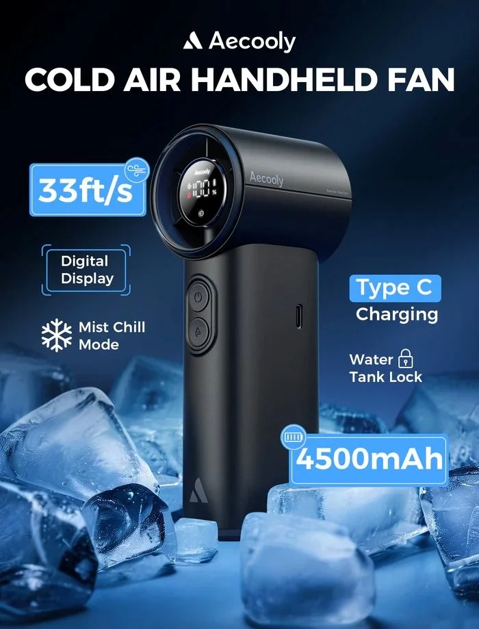 Buy Aecooly PM02 misting fan online at low price Bangladesh Gears Wheel