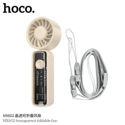 HOCO foldable mini HX602 fan easy carry travel fan Bangladesh