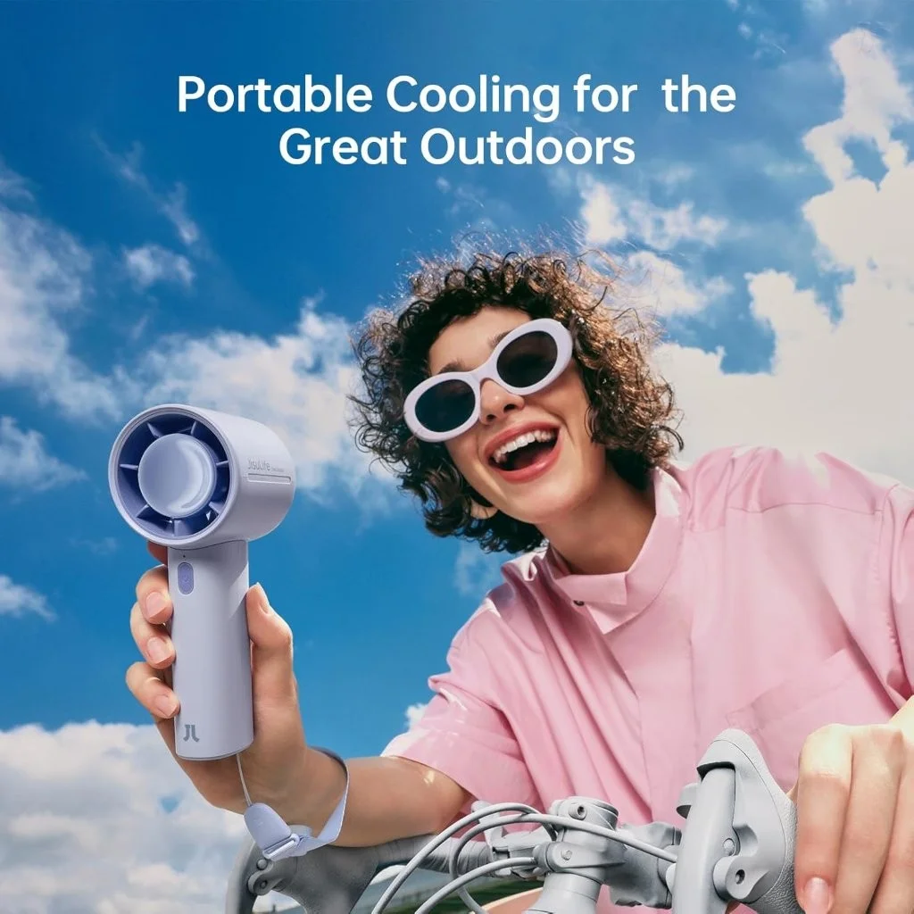 Portable JisuLife fan Life10 USB rechargeable mini fan Gears Wheel 