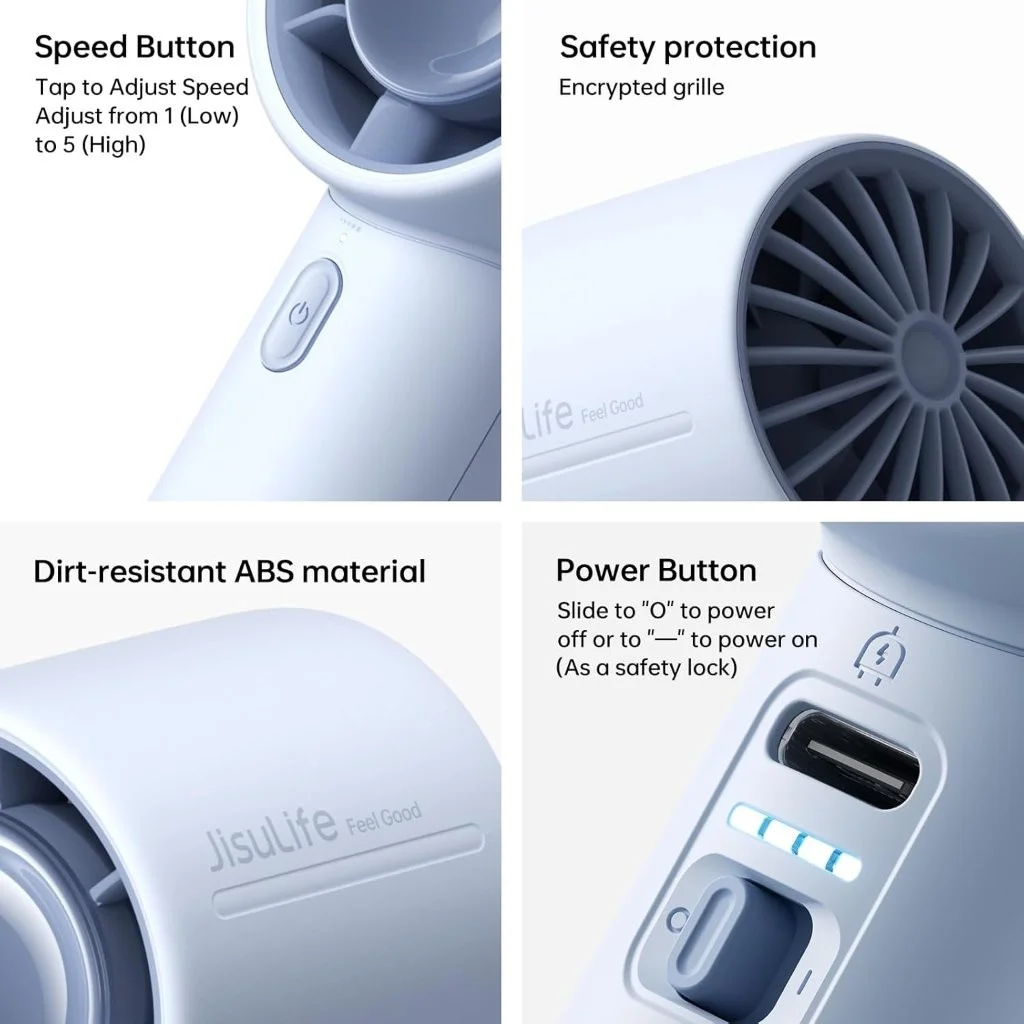 Mini handheld fan Life10 powerful airflow portable fan BD 