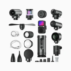 Aecooly Camping Pack CamperKit portable camping gear kit with fan light pump and power bank for outdoor adventures
