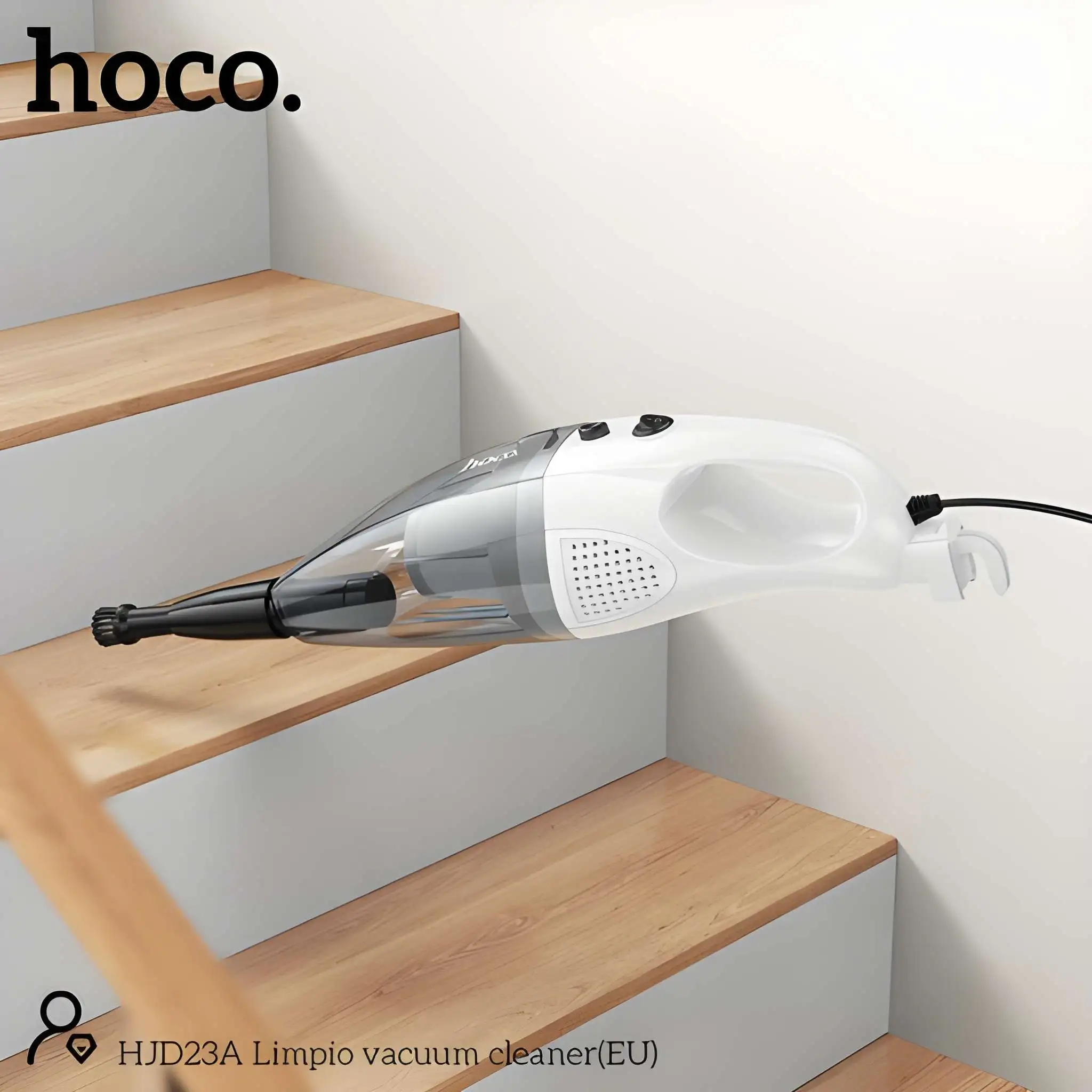 HOCO HJD23A powerful 500W vacuum cleaner with 15000Pa suction for deep home cleaning in Bangladesh