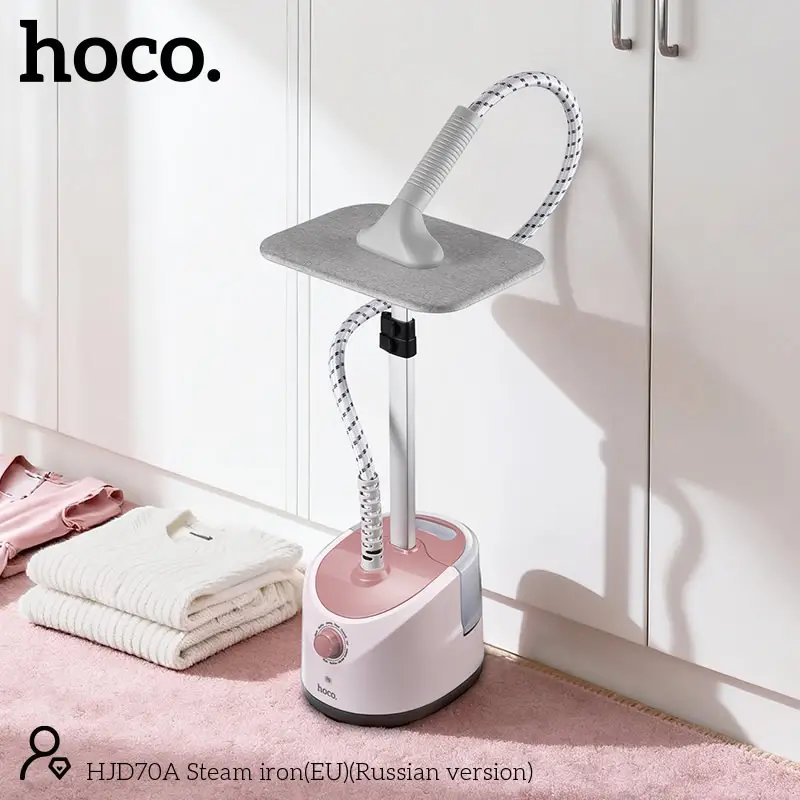 Hoco Steam Iron HJD70A powerful clothes steamer with continuous steam for shirts suits and curtains in Bangladesh