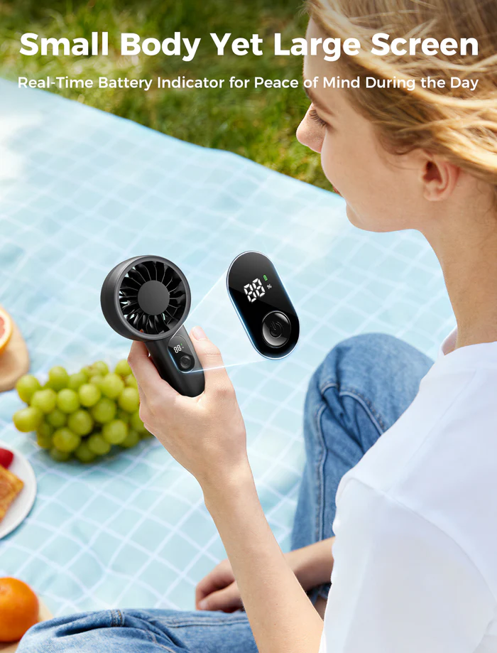 Aecooly Halo 03 PE01 mini rechargeable fan from Gears Wheel