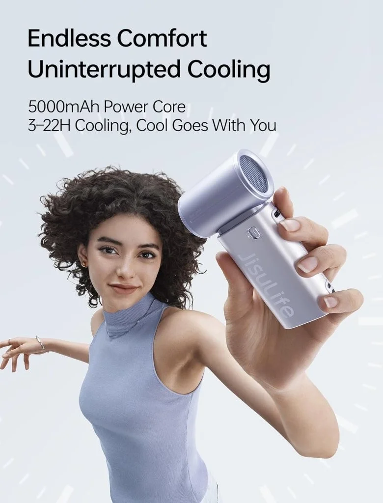 Rechargeable JISULIFE Life9S Handheld Cooling Fan BD