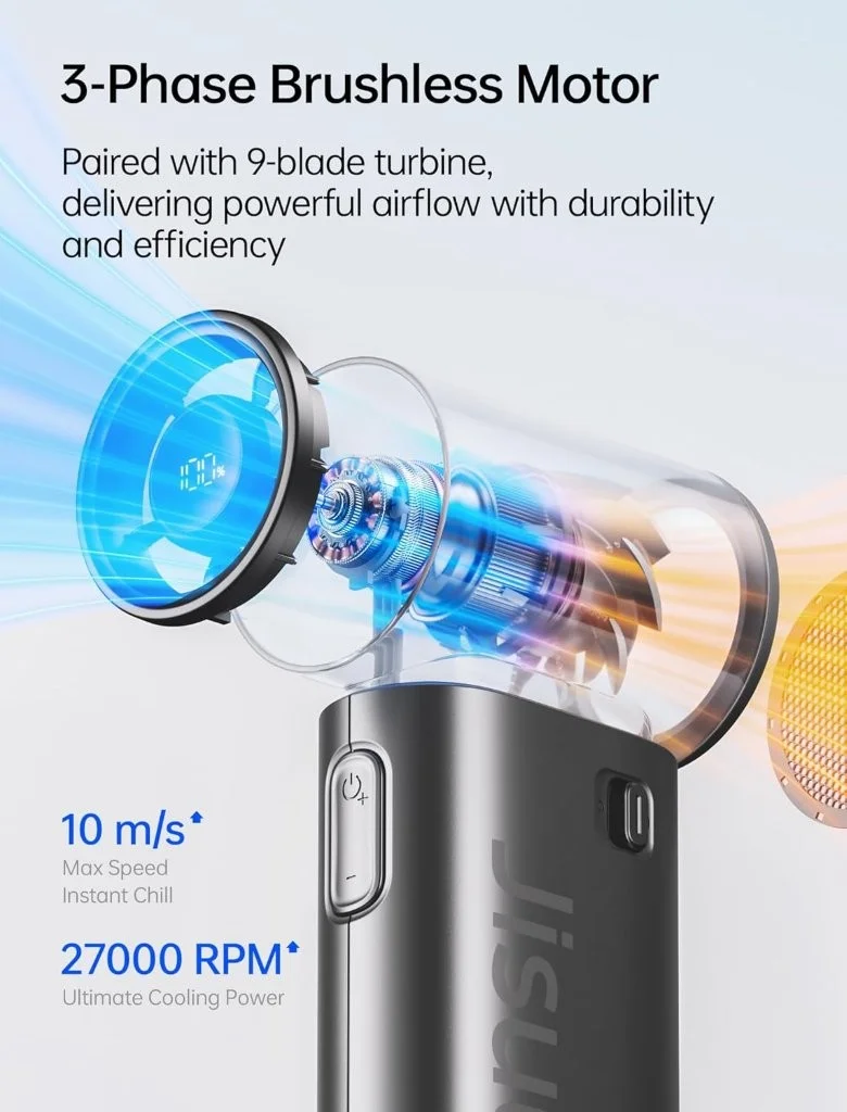 JISULIFE Life9S Turbo Portable Fan Best Price Bangladesh