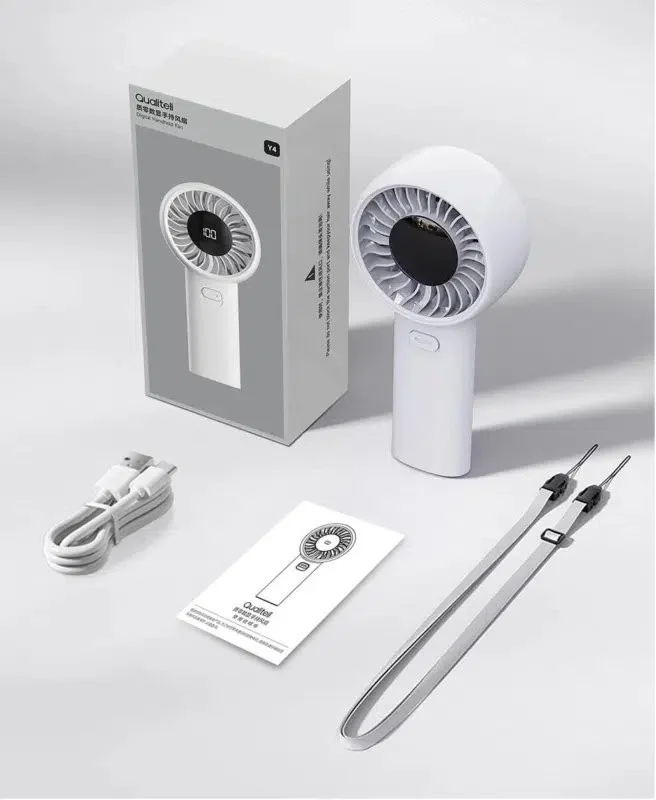 Qualitell Y4 Rechargeable Handheld Fan Low Price BD