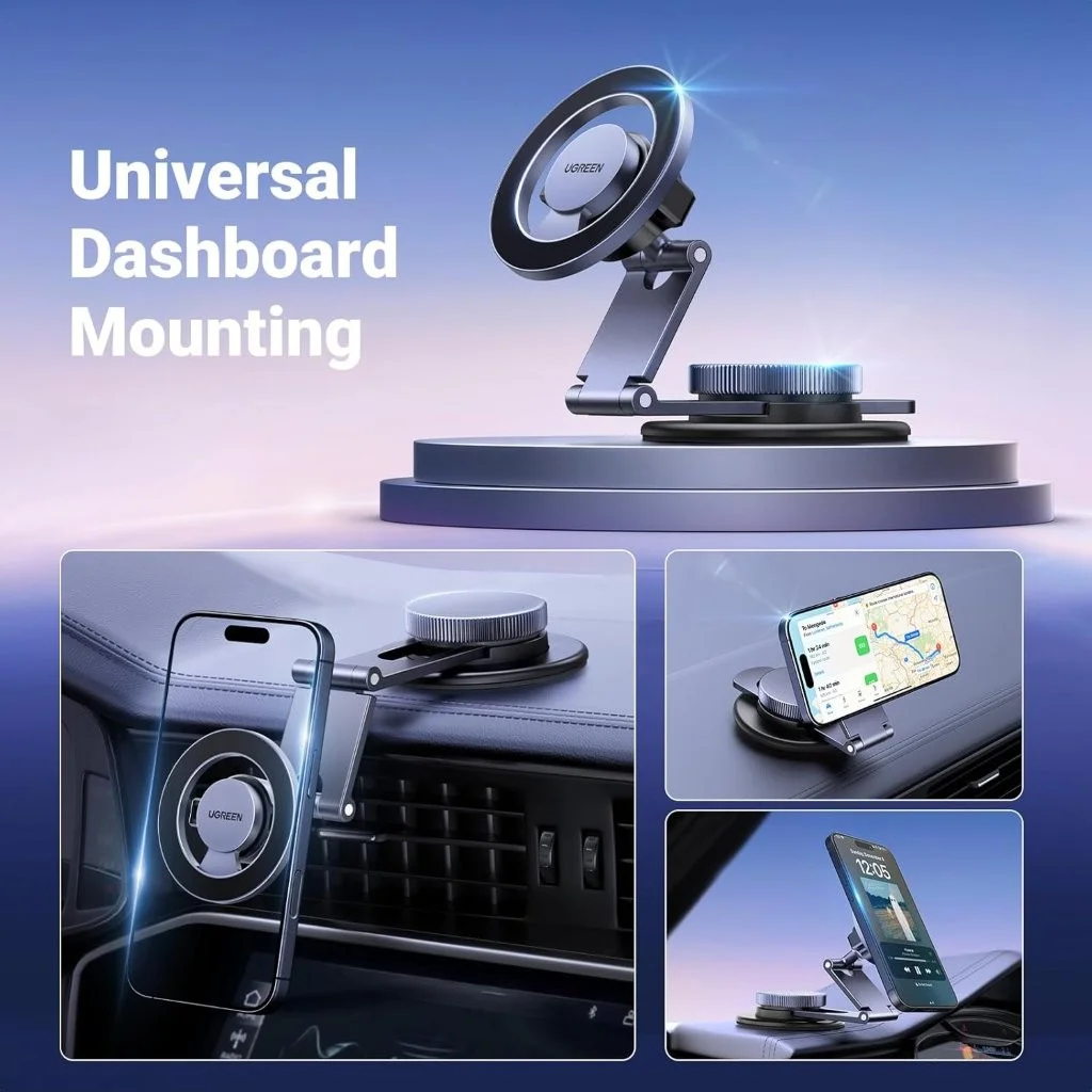 6. Buy UGREEN Magnetic Car Phone Mount with Strong Grip Bangladesh 