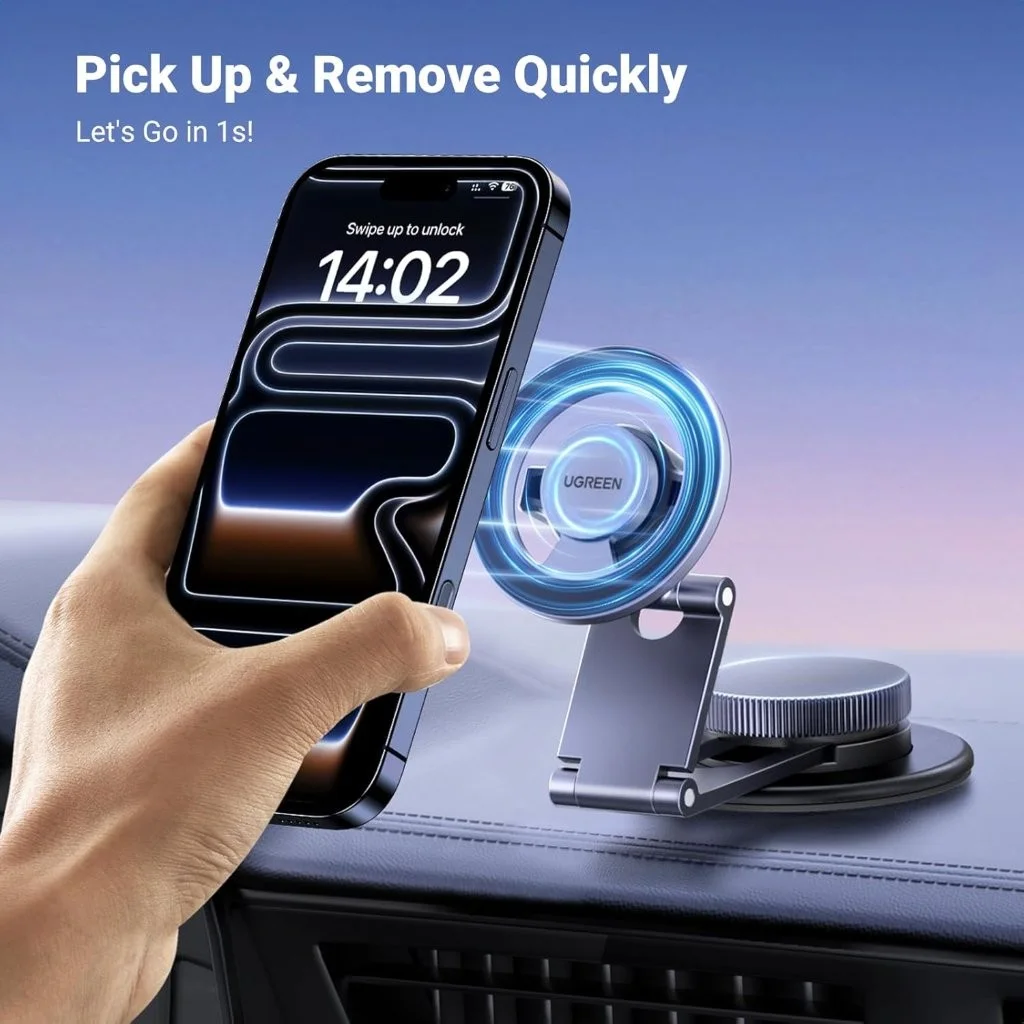 3. UGREEN Magnetic Dashboard Car Mount for iPhone MagSafe Bangladesh 