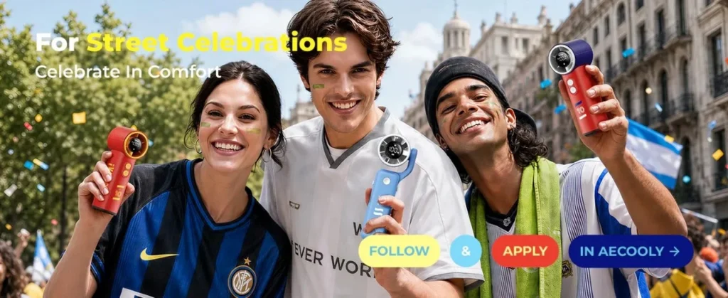 Buy Aecooly Air Gimbal World Cup Edition PF04 Portable Turbo Fan in Bangladesh