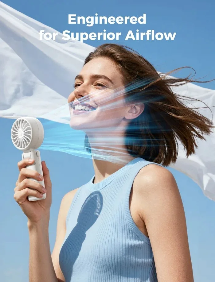 1. Buy Aecooly PC01 Halo 04 ICING Handheld Fan in Bangladesh - Gears Wheel 