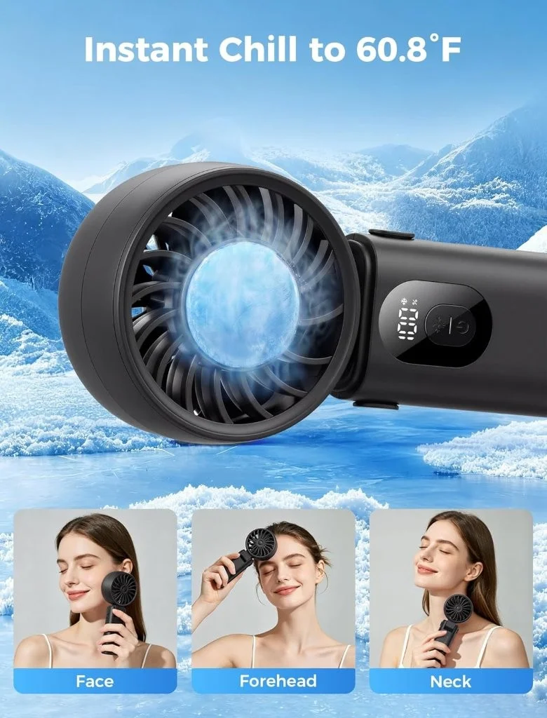 3. Original Aecooly PC01 Halo 04 ICING Rechargeable Fan from Gears Wheel 