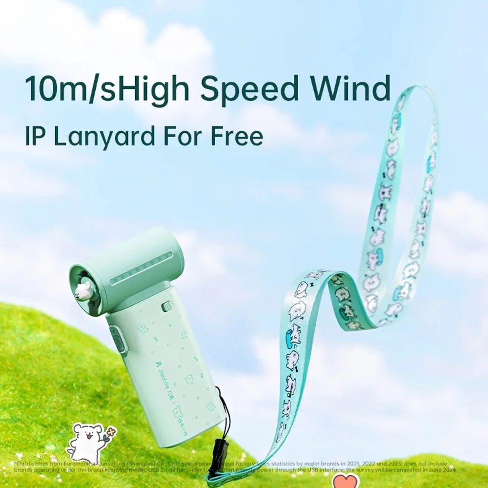 Lightweight JISULIFE Life9 Maltese Series Personal Cooling Fan