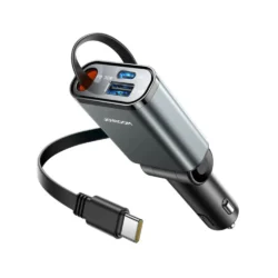 JOYROOM JR-CCL07 3-in-1 Retractable Car Charger Price in BD