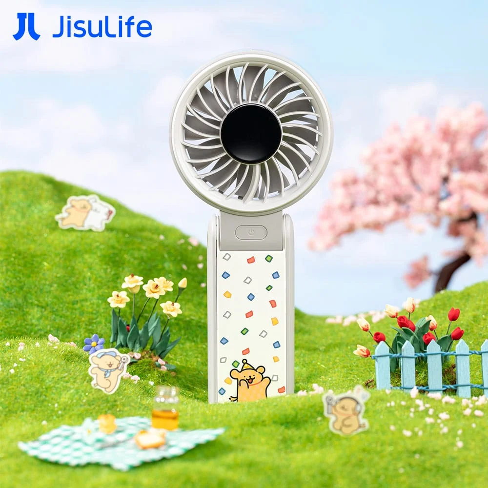 Buy Jisulife Maltese Life 7 3 in 1 Handheld Fan in Bangladesh - Gears Wheel