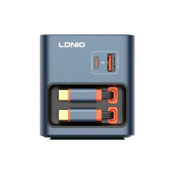 LDNIO Q16 Retractable Cable Charger for Laptop and Smartphone