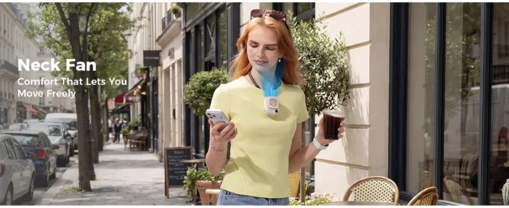 Buy mini wearable neck fan Aecooly Click Clip in Bangladesh