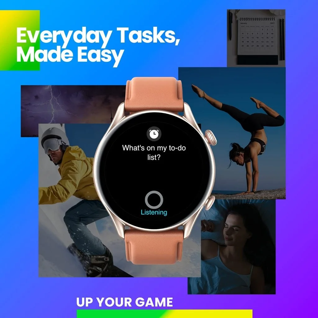 Amazfit GTR 3 Pro premium smartwatch with AMOLED display