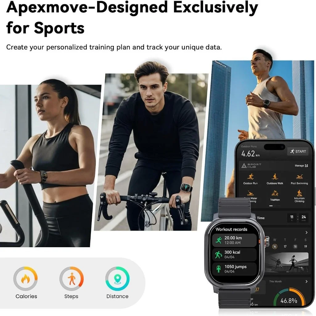 KOSPET Pulse Smartwatch with health tracking features